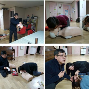 [중장기쉼터] 심폐소생술 교육 이미지
