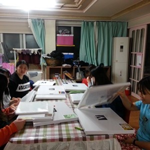 [중장기쉼터] 명화 색칠하기를 통한 ‘힐링타임’ 이미지